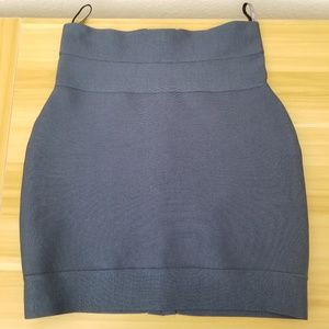 ⚡SALE⚡ AUTH Herve Leger Blue Bandage/Bodycon Skirt